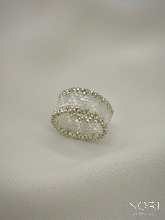 Pulsation_Argintiu cu satin