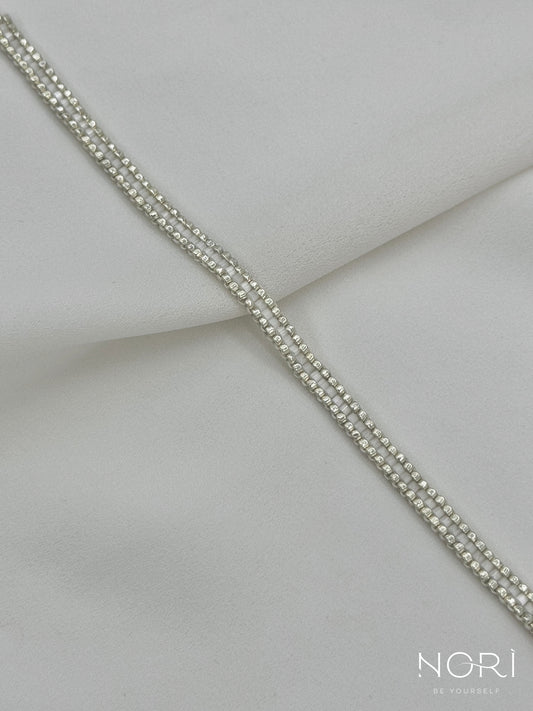 Ligne_Argintiu cu satin