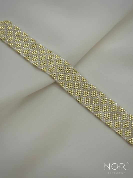 Mosaïque_Auriu pal cu satin