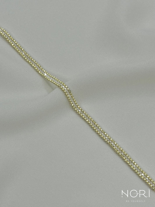 Ligne_Auriu pal cu satin
