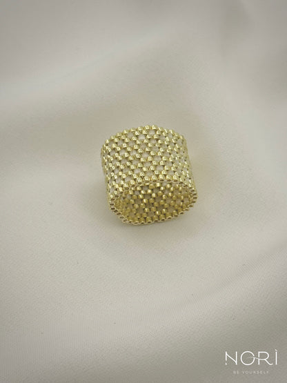 Tresor_Auriu pal cu satin