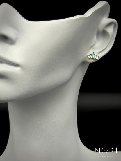 Piercing_Honfleur_auriu_cinci petale