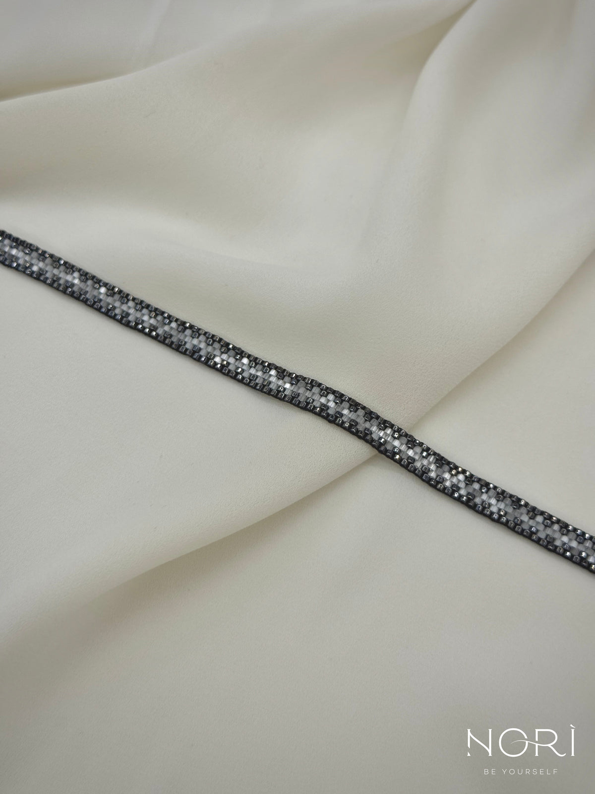 Tissé_Metalic antracit cu satin