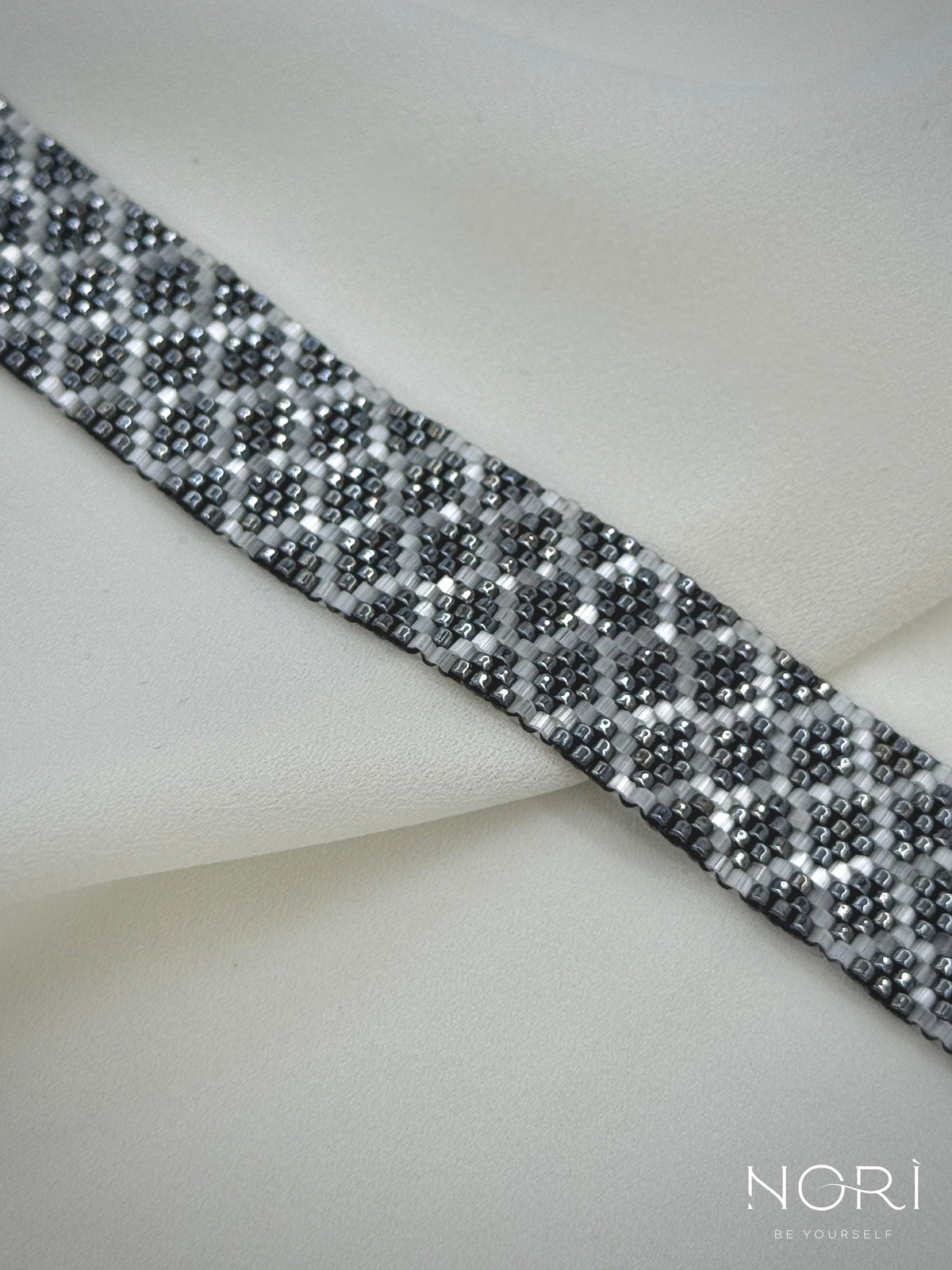 Mosaïque_Metalic antracit cu satin
