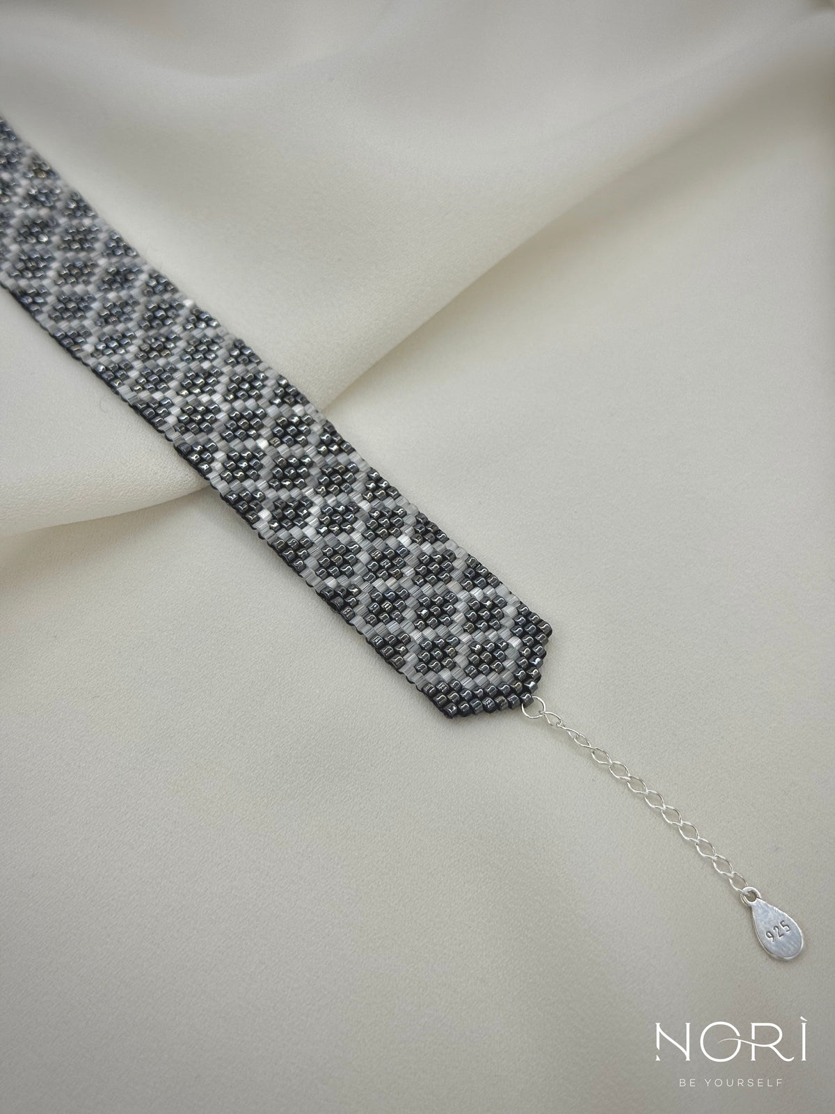 Mosaïque_Metalic antracit cu satin_cu extensie