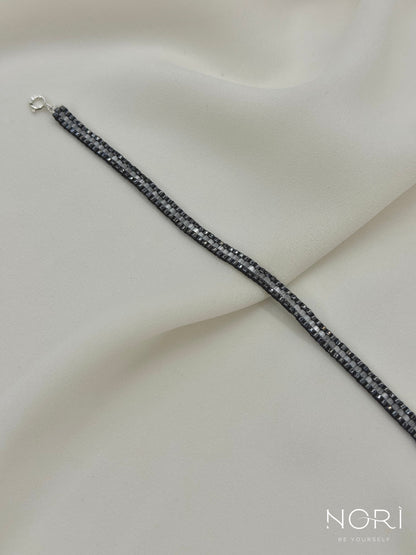 Ligne_Metalic antracit cu satin