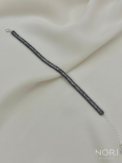 Ligne_Metalic antracit cu satin_cu extensie