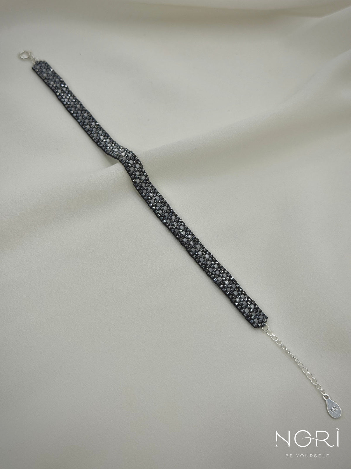 Rosée_Metalic antracit cu satin_cu extensie