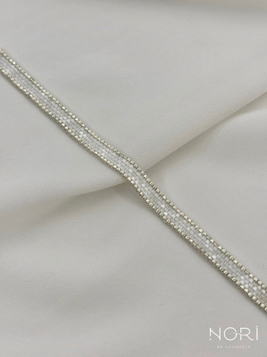 Contour_Argintiu cu satin
