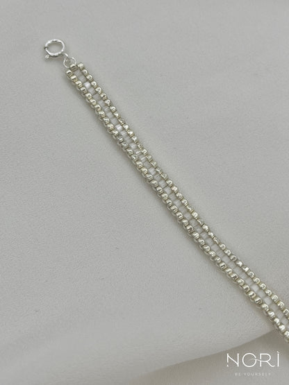Ligne_Argintiu cu satin