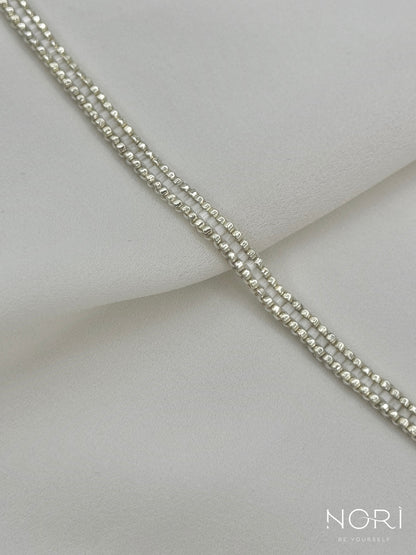 Ligne_Argintiu cu satin