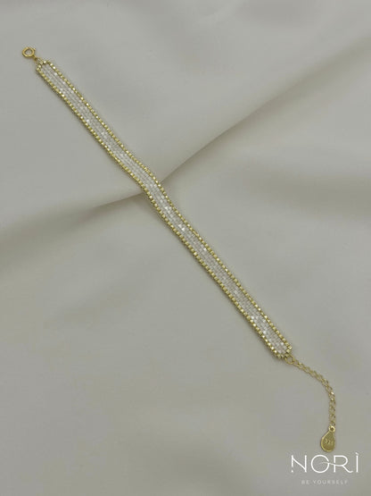 Contour_Auriu pal cu satin_cu extensie