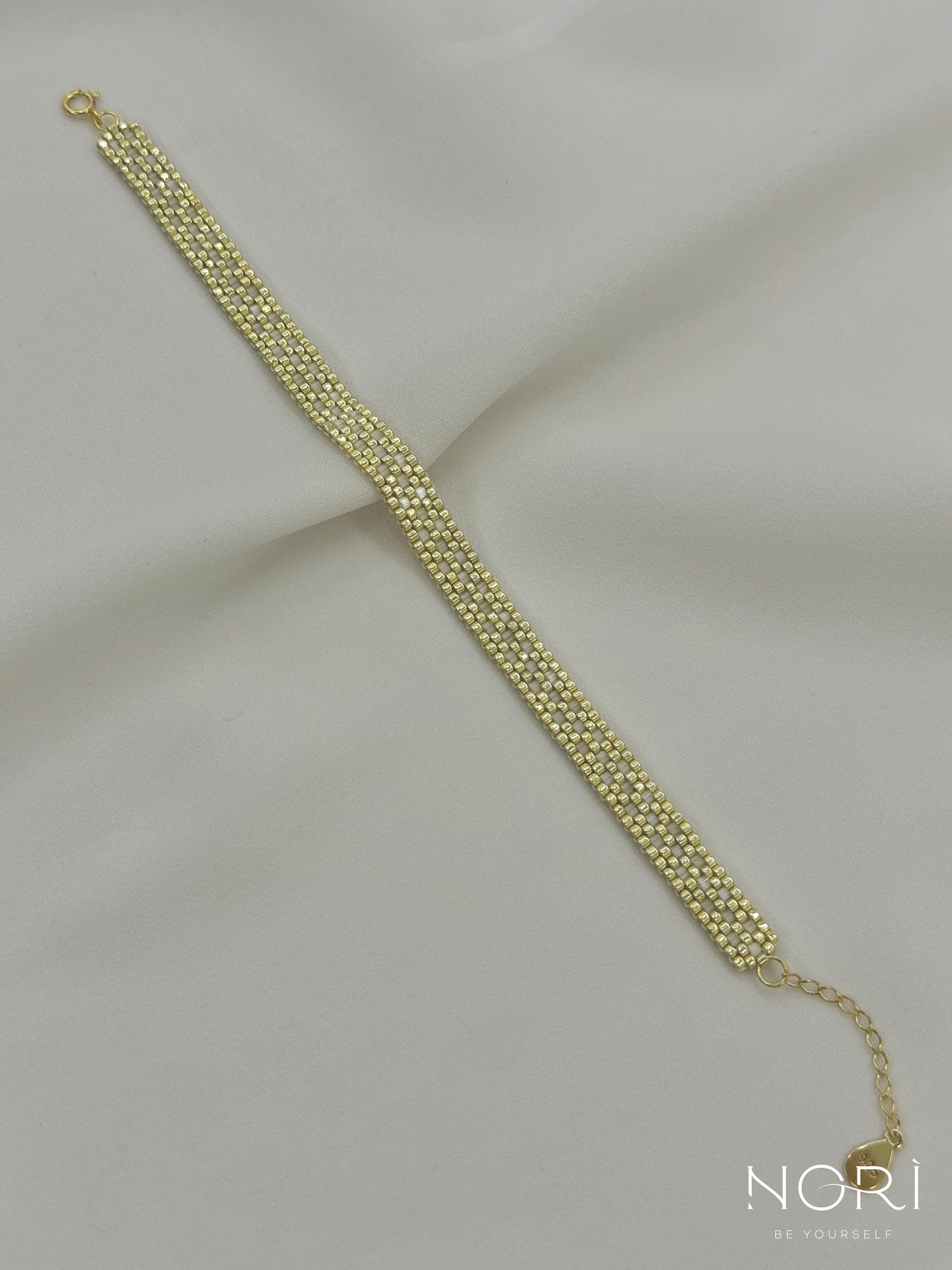 Rosée_Auriu pal cu satin_cu extensie