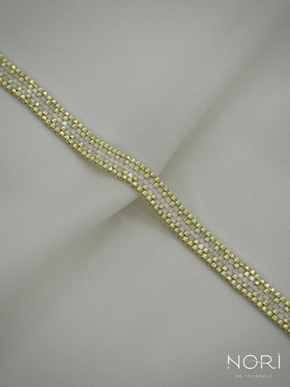 Tissé_Auriu pal cu satin