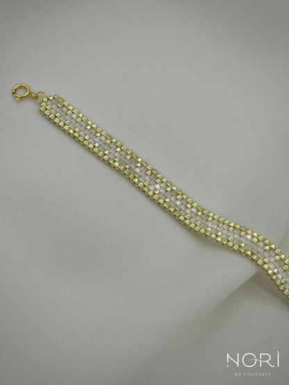 Tissé_Auriu pal cu satin