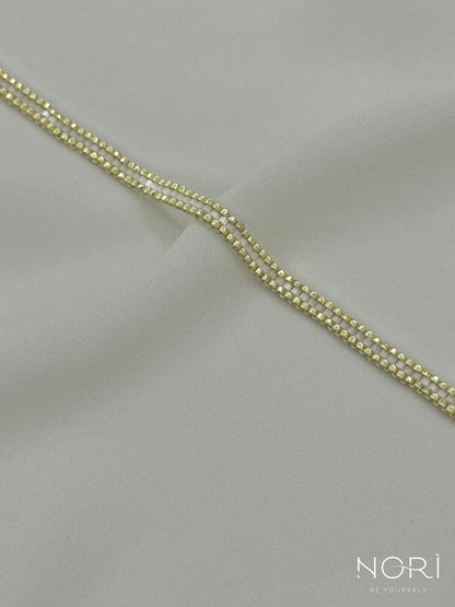 Ligne_Auriu pal cu satin