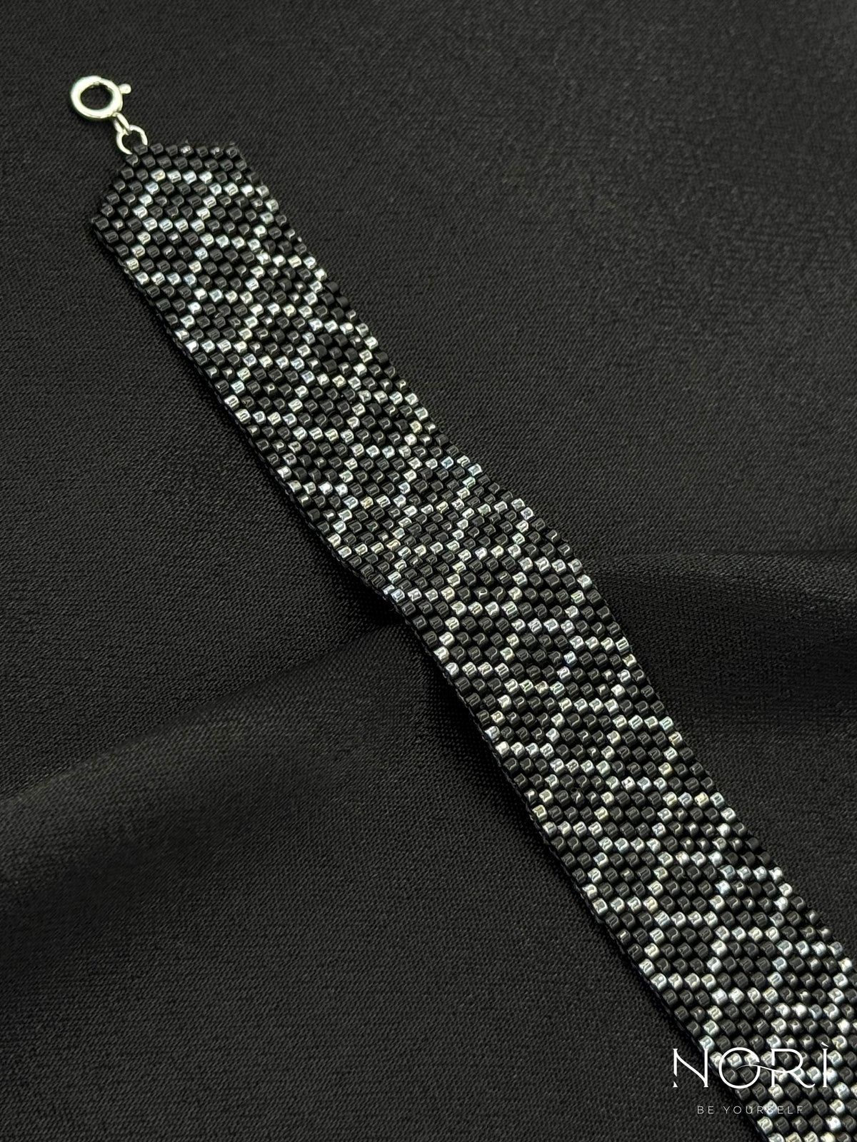 Mosaïque_Negru cu metalic antracit