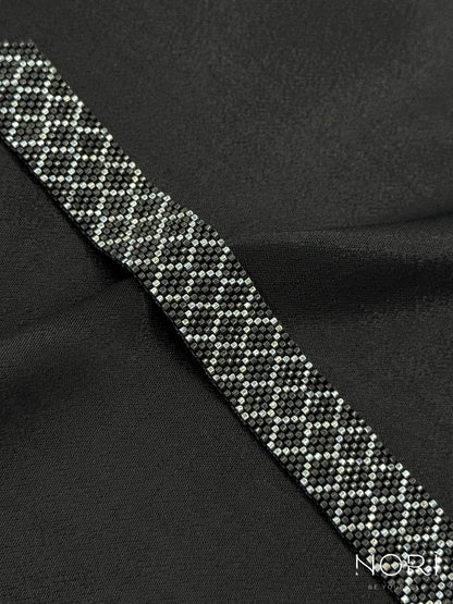 Mosaïque_Negru cu metalic antracit
