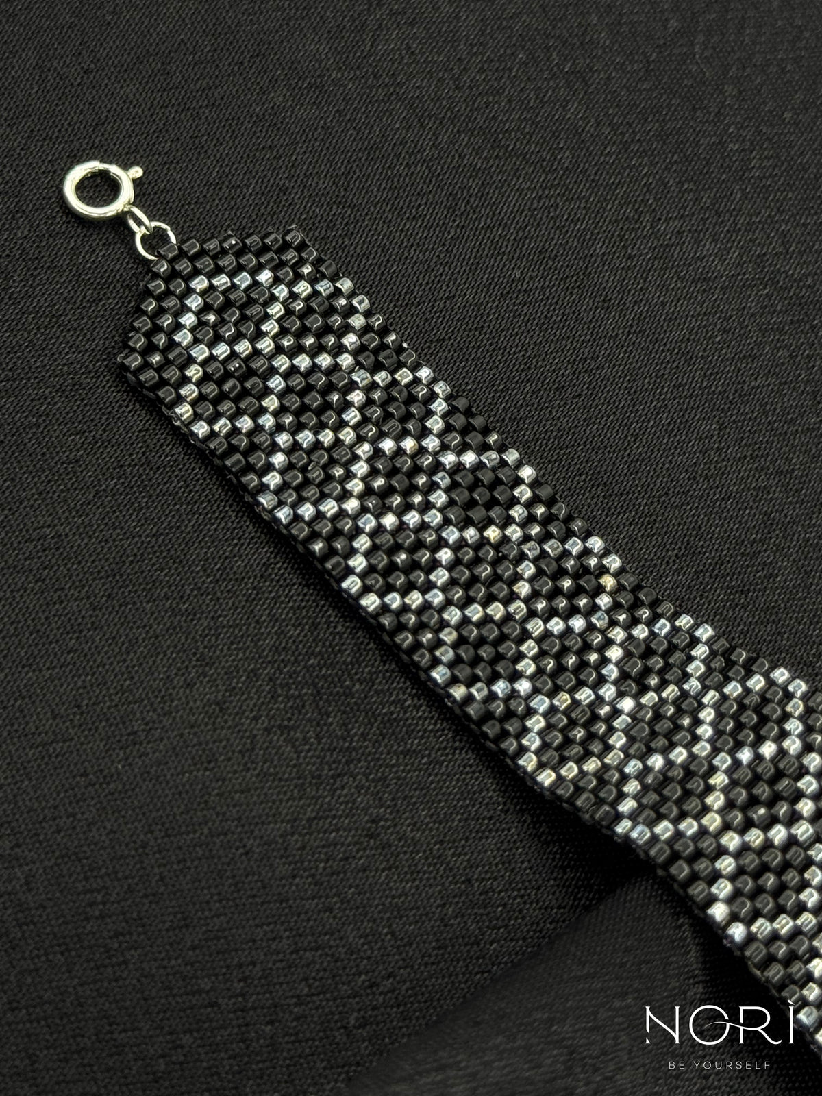 Mosaïque_Negru cu metalic antracit