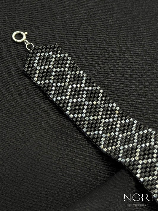 Mosaïque_Negru cu metalic antracit