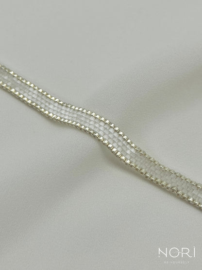 Contour_Argintiu cu satin