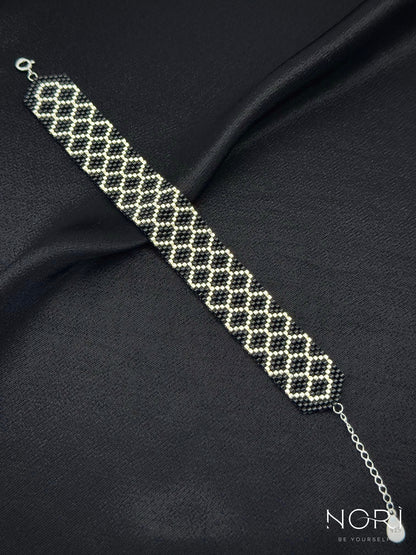 Mosaïque_Negru cu argintiu_cu extensie
