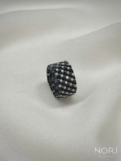 Harmonie_Negru metalic cu satin