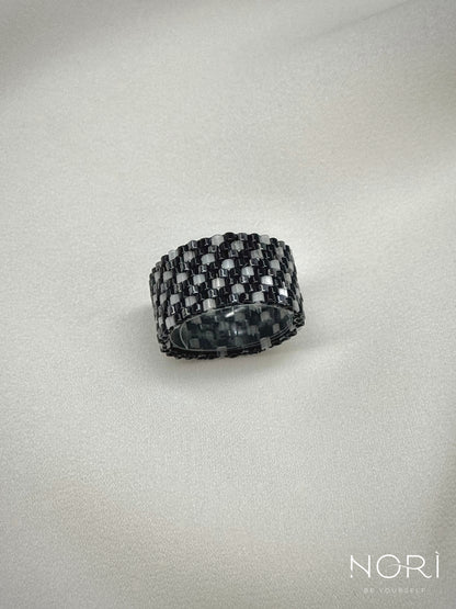 Harmonie_Negru metalic cu satin